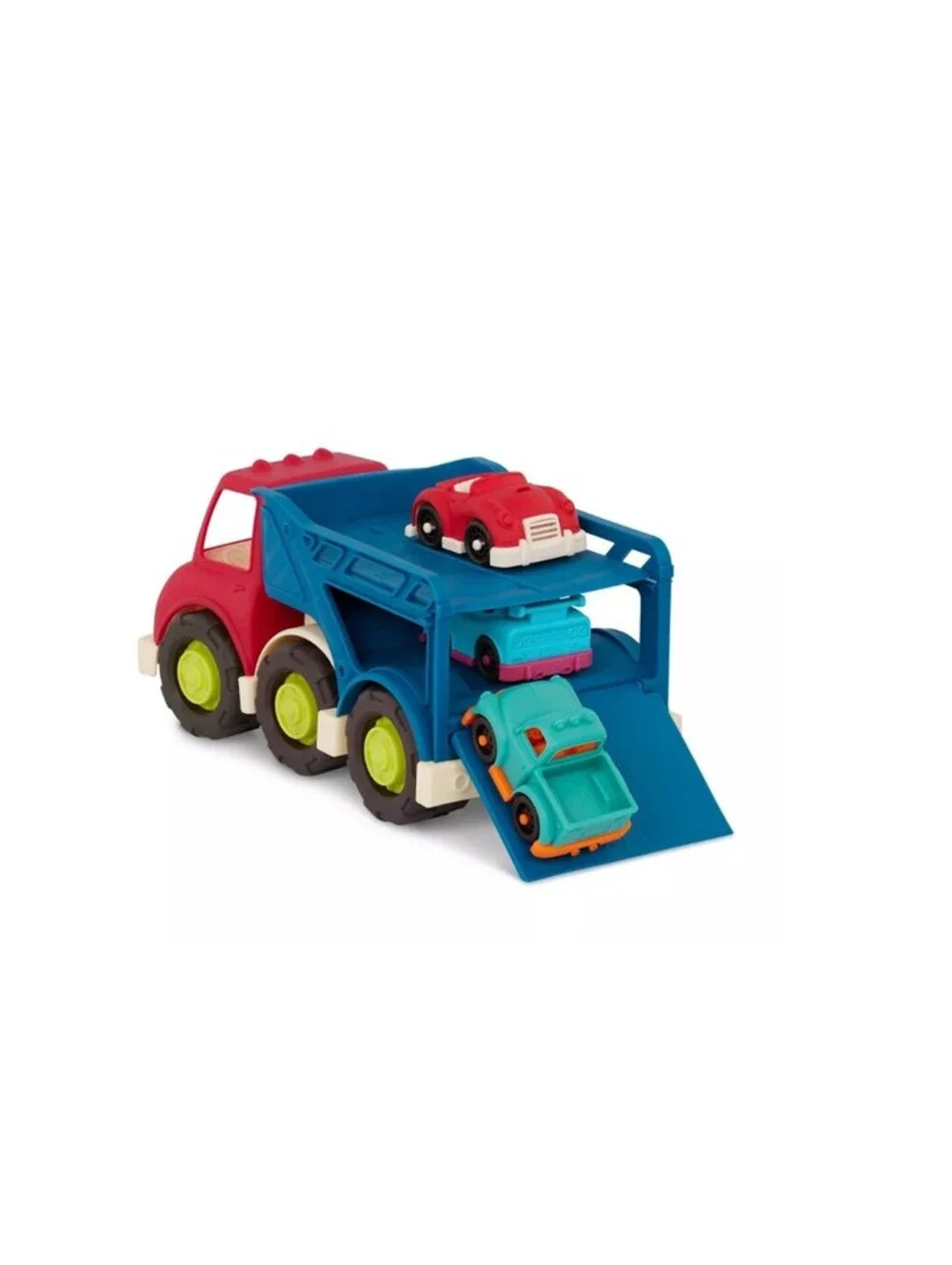 B. toys - Car Carrier Truck & 6 Cars - Happy Cruisers